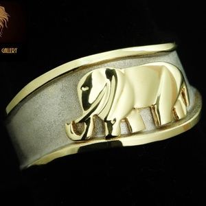 RARE Levian Vintage Royal Elephant Ring / 14K gold
